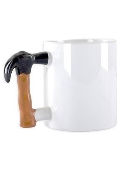 Buffer® Ilginç Hediyelik Çekiç Kulplu Tasarımlı Seramik Kupa Bardağı fiyatları