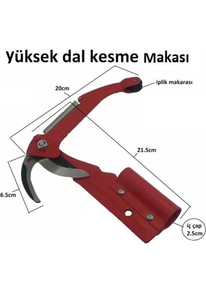 Yüksek Agaç Tepe Dal Ağaç Kesme Budama Makası Manivela Sistemli Tepe Dal Kesme Makası Ipli indirimleri