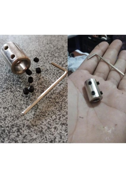 Cnc Motor Şaftı Çoğaltıcı 5-8mm 6-8mm 8-8mm Şaft Kaplini 3lü Bağlantı Elemanı Okul Proje Uygulama fiyatları