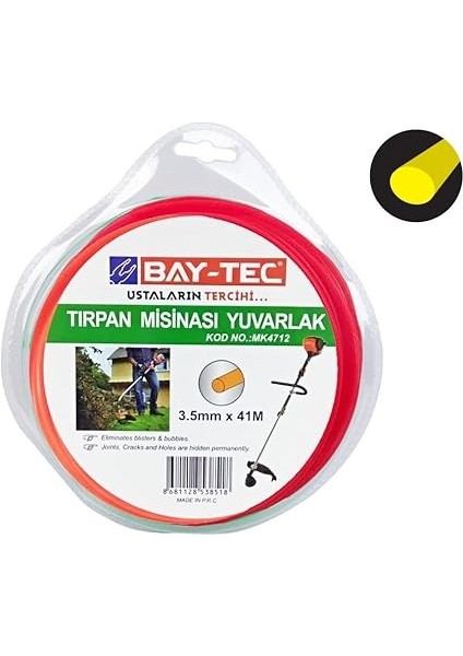 Turuncu Tırpan Misinası Yuvarlak 3.5mm x 41M MK4712 modelleri