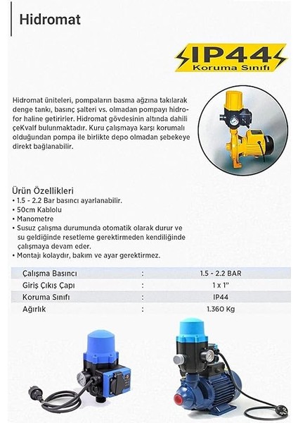 Rowemax Dsk - 2 Hidromat Seviye Kontrol Cihazı Su Motorunu Otomatik Yapar Ibeltech fiyatları