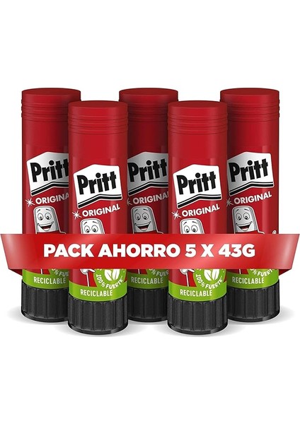 Yapıştırıcılar Çubuk 43 G, 4 + 1 Hediye