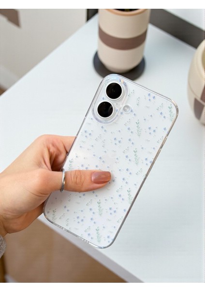 iPhone 16 Uyumlu Şeffaf Çiçek Desenli Yumuşak Kamera Korumalı Silikon Kılıf fırsatları