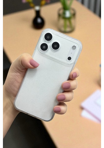 Apple iPhone 17 Pro Uyumlu – Simli Şeffaf Yumuşak Silikon Kılıf, Darbeye Karşı Dayanıklı Kapak modelleri