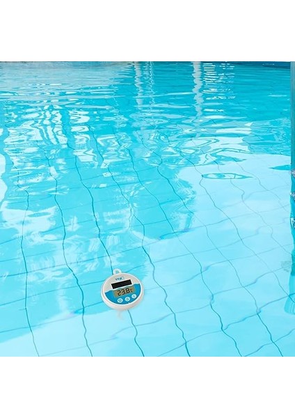 Dostmann Dijital Havuz Termometresi, Güneş Enerjili, 30.1068.02, Suda Yüzer, Havuz/havuz/jakuzi Için Uygundur, Sabitleme Ipi (1 M), Güneş Enerjisiyle Çalışır, Beyaz-Mavi fırsatları