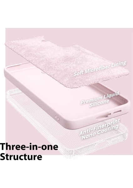 Samsung S24 Fe Uyumlu – Pembe Lansman Seri Liquid Silikon Kılıf, Darbe Emici, Yumuşak Koruyucu Kapak fiyatları