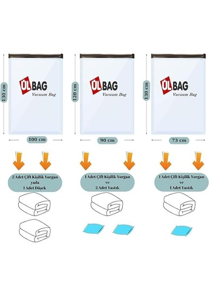 Saklama Hurç 5’li 2 Ad. Xxl & 2 Ad. Xxxl & 1 Ad. Maxi Jumbo Yorgan ve Battaniye Seti modelleri