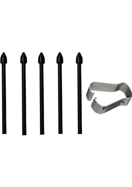 Samsung Galaxy S24 Ultra S23 Ultra Tab S9 Tab S8 Dokunmatik Stylus S Kalem Ucu Için Yedek Kalem Uçları S Kalem Ucu Sökme Cımbız (Siyah)