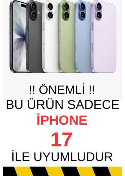 Iphone 17 Uyumlu Desenli Şeffaf Silikon Kılıf fırsatları