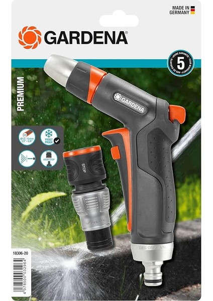 18306-20 - Durdurma Konnektörlü Bağlantı Parçasıyla Birinci Sınıf, Sağlam Temizleme Başlığı Seti