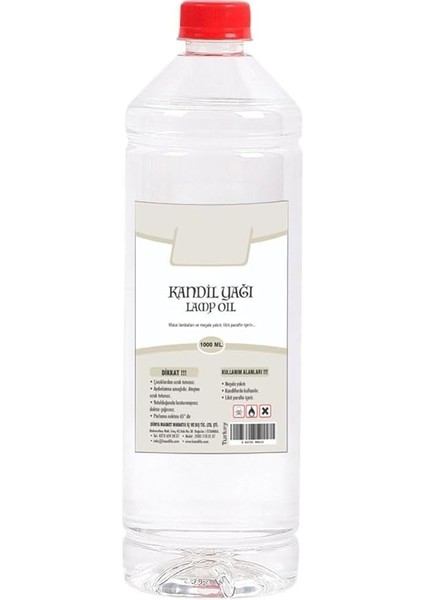 Magnet Şeffaf, Kandil Yağı, Iç Mekan, 1 Litre, Gaz Lambası Yağı
