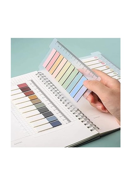 Post It 10 Renkli 200 Yaprak Yapışkan Not Kağıtları Sticky Notes Etiket Not Defteri Kitap Ayracı (Vanilya Tam) modelleri