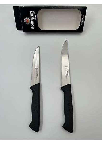 Solingen Profesyonel Kasap Bıçağı Seti, 25 cm ve 28 Cm, Paslanmaz Çelik, Ergonomik Sap, 2'li Set fırsatları