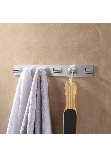 Paslanmaz Çelik 6 Topuzlu Havluluk Askılık Askı - Vidalı Sistem fiyatları