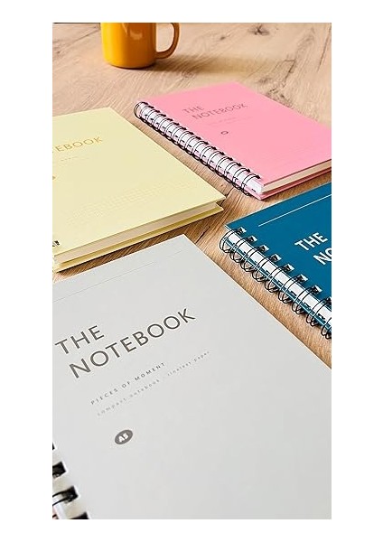 Tanıtım Sert Mukavva Kapaklı Spiralli 80 Yaprak Çizgili A5 Not Defteri, Not Defteri, Okul Defteri, 8 Farklı Renk Seçeneği, Ofis Için Ideal, Planlayıcı (Banana Milk Kapak Rengi) modelleri