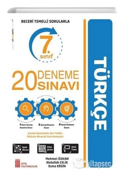 Sınıf Türkçe Beceri Temelli Sorularla 20 Deneme Ata Yayıncılık