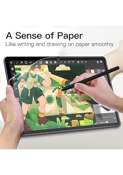 Galaxy Tab S10 Fe 10.9 2025 Tablet Uyumlu Paper Like Ekran Koruyucu Kağıt Hissi Veren Flim fiyatları
