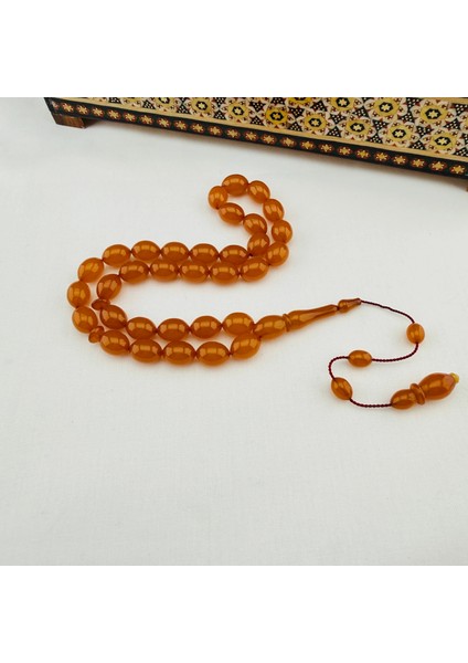 Osmanlı Sıkma Buğulu Hamur | Renginin Zirvesinde 0 Yapı El Işçiliği Tespih modelleri