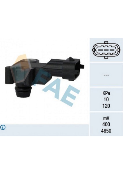 Mtxdpn Emme Manifold Basinç Sensörü Astra H-J Insignia A-Corsa D-E Meriva B-Mokka-1.4-1.8 Antara 2.4-3.0