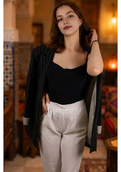 Kadın Degaje Yaka Sandy Bluz - Terletmeyen Esnek Ithal Kumaş modelleri