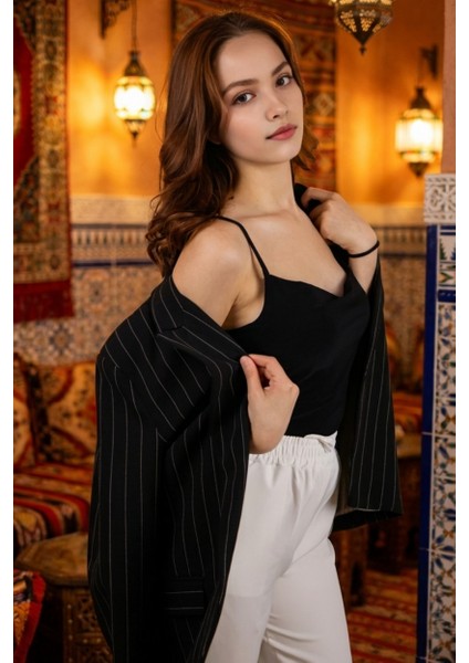 Kadın Degaje Yaka Sandy Bluz - Terletmeyen Esnek Ithal Kumaş