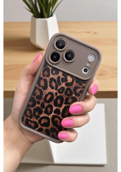 Apple iPhone 17 Pro Max Uyumlu Leopar Desenli, Yumuşak Silikon Kılıf, Darbeye Karşı Dayanıklı Kapak indirimleri