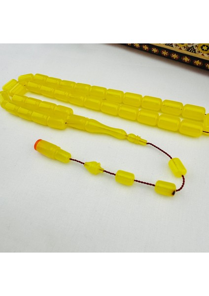 Osmanlı Teker Objeden Hareli 0 Yapı Tespih | Zamanla Vişne Rengine Dönüşen Özel El Işçiliği modelleri