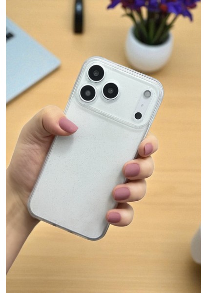 Apple iPhone 17 Pro Max Uyumlu – Simli Şeffaf, Yumuşak Silikon Kılıf, Darbeye Karşı Dayanıklı Kapak fırsatları