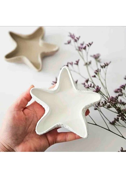 Deniz Yildizi Taki Tabaği 2 Adet, Dekoratif Tabak, Dekoratif Hediyelik, Doğum Günü Hediyesi, Anneler Gunu Hediyesi