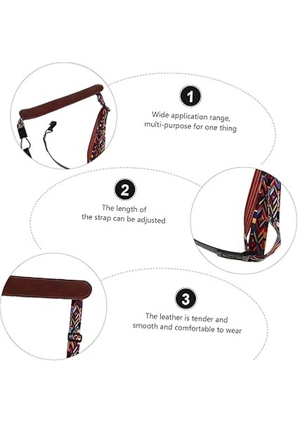 1pc Yüksek Kaliteli Pamuklu Ukulele Askısı Taşınabilir ve Pratik Çözüm Müzik Aletleri Için Rahat Kullanım fırsatları