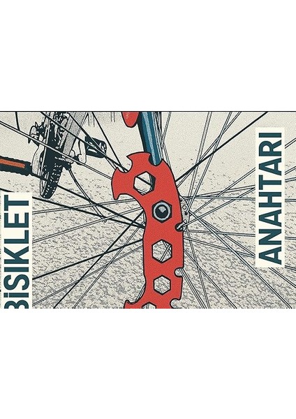 Bisiklet Anahtarı, Paslanmaz Çelik, 6‑17 mm Somun, Ekstra Dayanıklı, Çok Fonksiyonlu, Ekonomik, 12 Farklı Ölçü, Tamir Aleti indirimleri