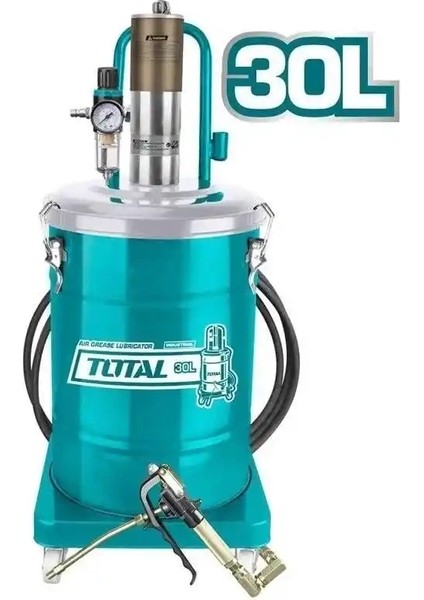 30LT Kovalı 50:1 Havalı Gres Pompası THT118302