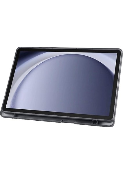 Galaxy Tab A9 8.7 Inç X110/X115 Uyumlu Kalem Bölmeli Silikon Tablet Kılıf – Smart Cover Katlanabilir Kapaklı, Stand Fonksiyonlu, Manyetik Kapanışlı (Siyah) indirimleri