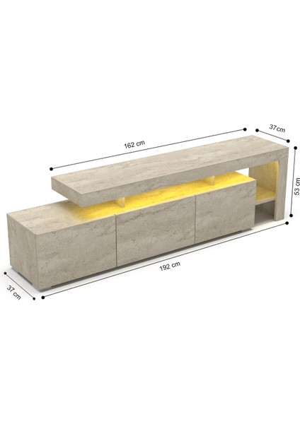 Luma LED Işıklı Tv Ünitesi fiyatları