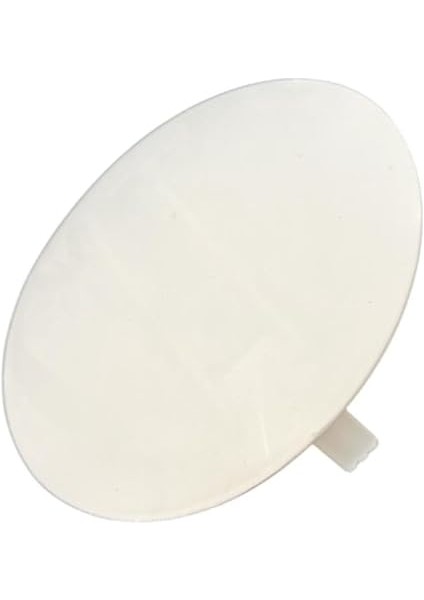 Bombeli Buat Kapak | 9 cm Plastik Lüks Buat Kapağı Beyaz | LBK.0992 Elektrik Tesisat Kapağı modelleri