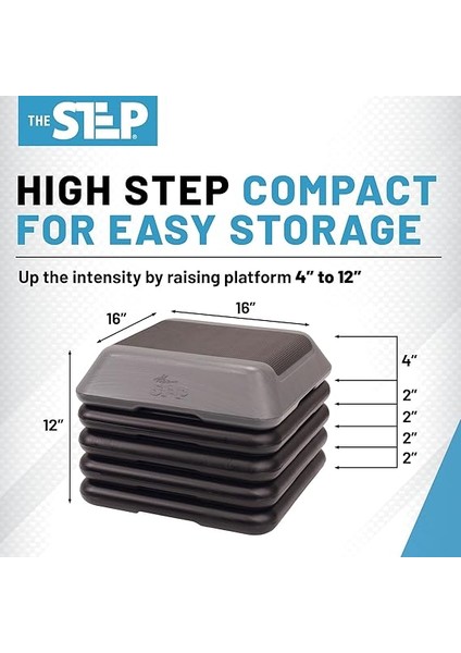 Step 4 Kademeli Ayarlanabilir Step Tahtası, Yüksek Aerobik Platformu, Evde Spor Salonu Egzersiz Ekipmanları, Abd’de Üretilmiş Fitness Egzersiz Ekipmanları modelleri