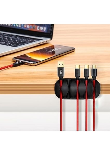 Trend 12'li Set 5 Kanallı Kablo Tutucu Düzenleyici Sabitleyici modelleri