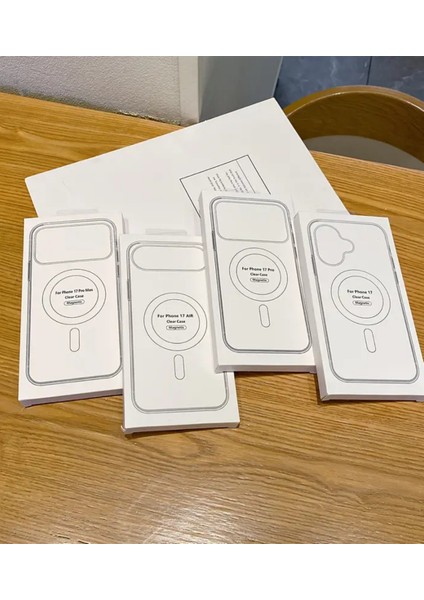 Apple Iphone 17 Pro Uyumlu Şeffaf Magsafe Kılıf Darbe Emici Silikon, Kamera Korumalı, Manyetik fırsatları