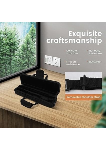 Naylon Yastıklı Flüt Çanta Taşıma Omuz Askısı 39X7X11CM Siyah indirimleri