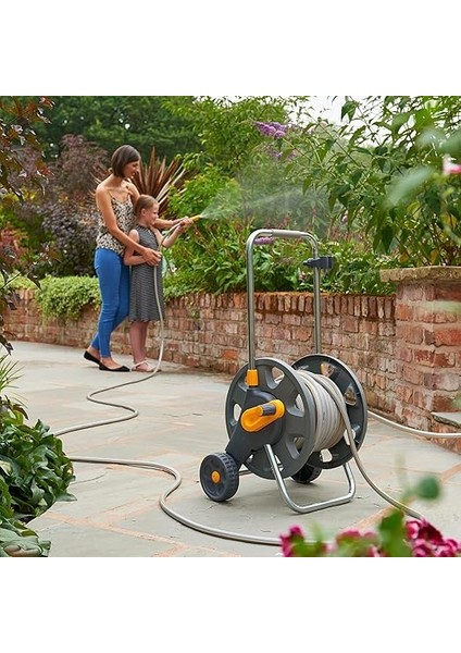 2434H 30 M Hortumlu 60 M Kapasiteli Tekerlekli Hortum Toplama Sarma Araba Seti modelleri