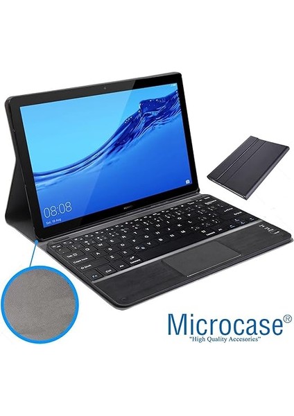 Samsung Tab A8 X207 X200 10.5 Inch Tablet Bluetooth Touchpad Klavye + Bluetooth Mouse + Standlı Kılıf - Bkk7 fiyatları