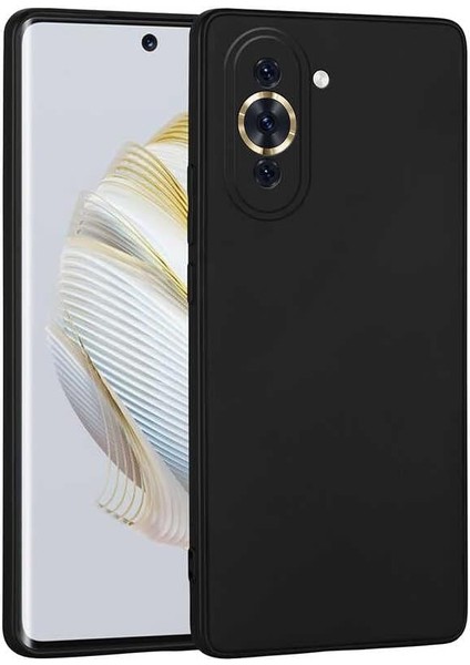 Huawei ile Uyumlu Nova 10 Kılıf Zore Premier Silikon Kapak Siyah
