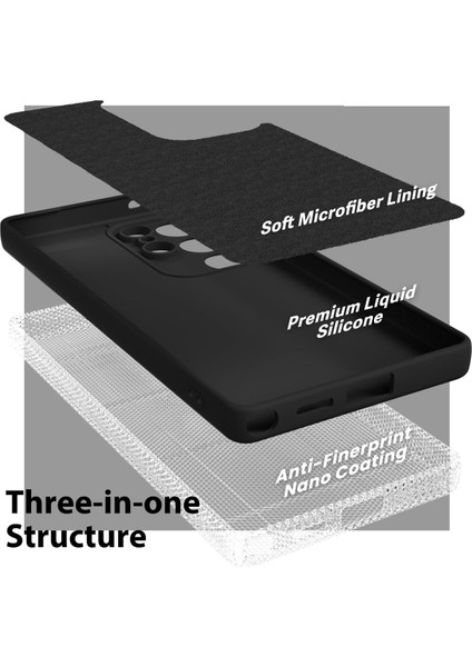 Samsung S25 Ultra Uyumlu Siyah Lansman Seri Liquid Silikon Kılıf, Darbe Emici Yumuşak Koruyucu Kapak fiyatları