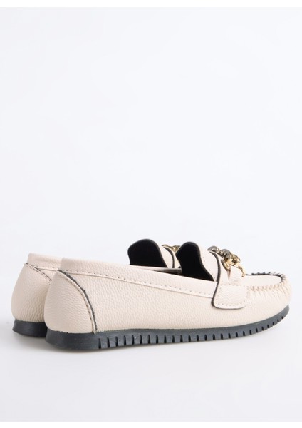 Bej Kadın Loafer Inel modelleri
