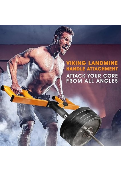 Viking Press Attachment For 2-Inch Olympic Barbell – 3 Hand Grip Positions For Increased Versatility indirimleri