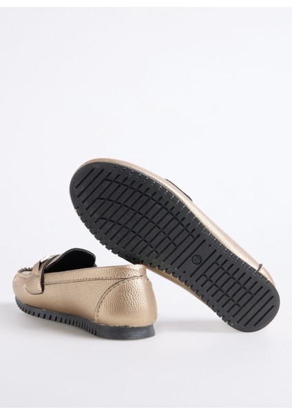 Bronz Kadın Loafer Ayra fırsatları