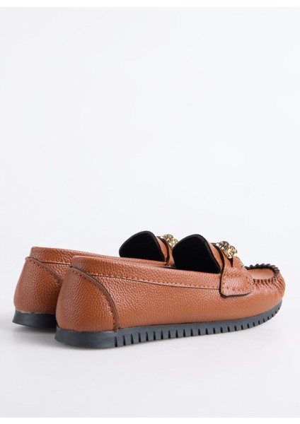 Kahve Kadın Loafer Inel modelleri