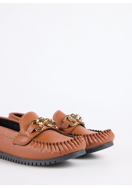 Kahve Kadın Loafer Inel indirimleri