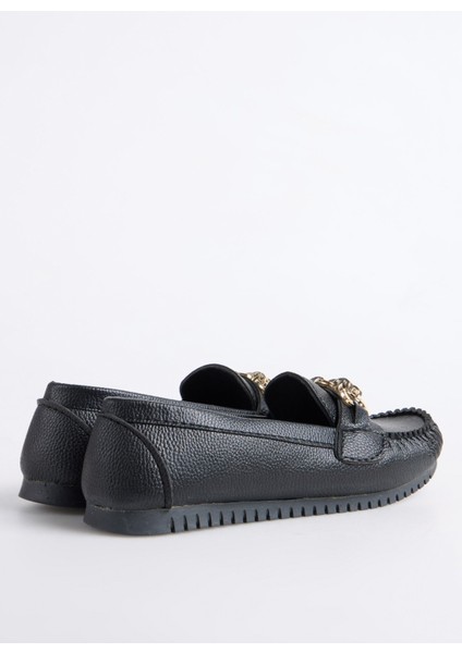 Siyah Kadın Loafer Inel modelleri