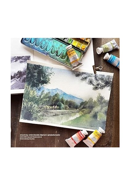 Aqua 1862 24 ml – Profesyonel Kalitede Sulu Boya – Renk Tonu Indanthron Mavisi fiyatları